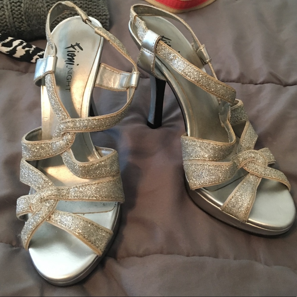 Silver heels!